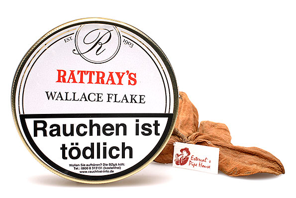 Rattrays Wallace Flake Pfeifentabak 50g Dose Rattrays Wallace Flake Pfeifentabak 50g Dose
